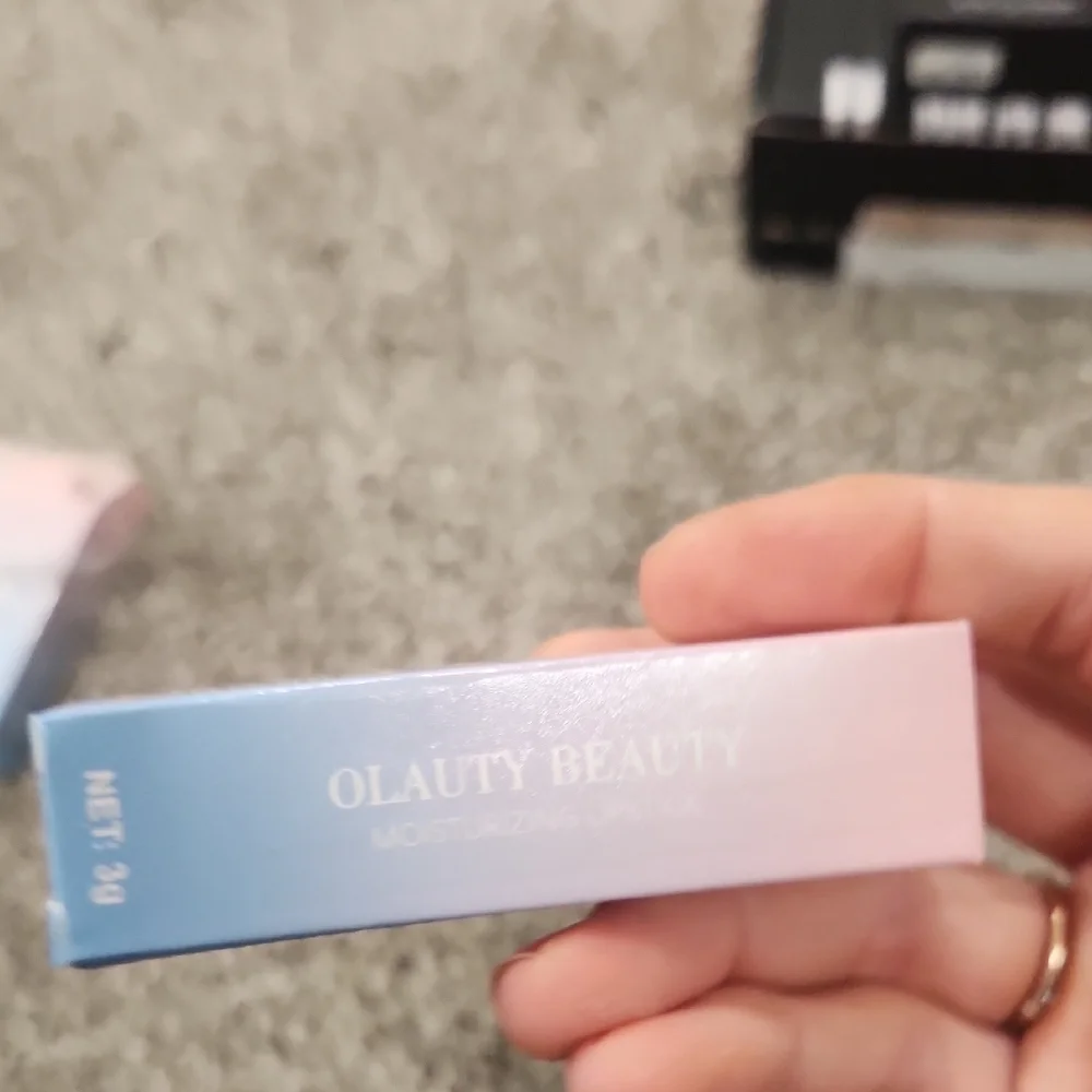 Gradient Blue and Pink Lip Balm by